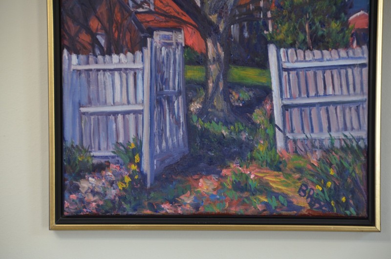 Beth Riso Original Fine Art Oil Painting - Haven Ct Spring - Hudson Valley Nyack gallery