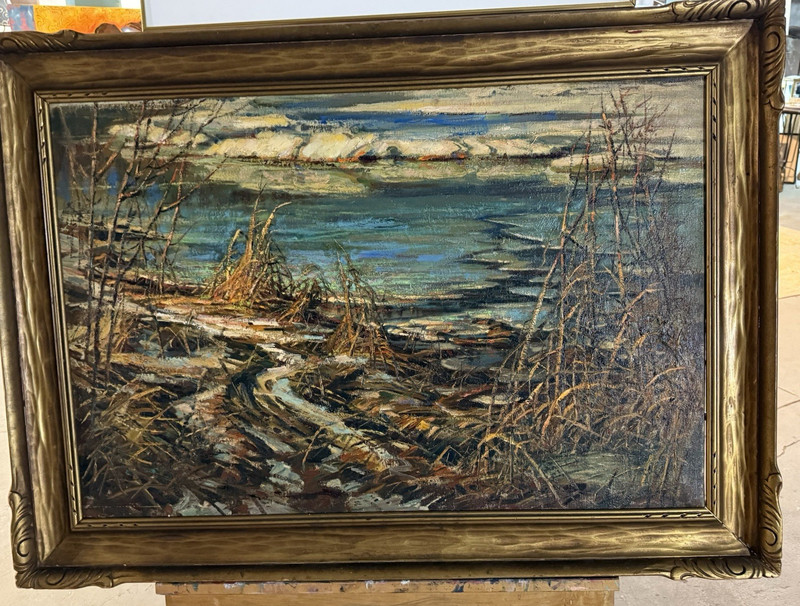 Wayne Beam Morrell Oil Painting on Canvas Nature Art 24×36”