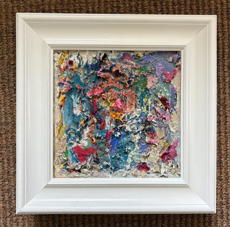 Abstract Original Oil Painting, by Van Ness, Unique Art