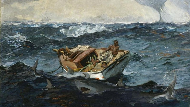 stunning oil painting handpainted on canvas-The Gulf Stream