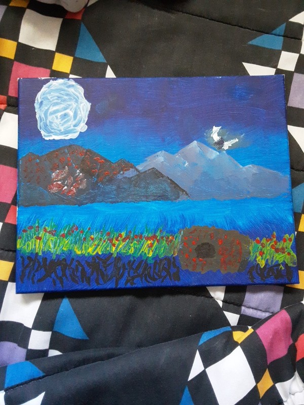 OIL PAINTING MIDNIGHT MAGIC