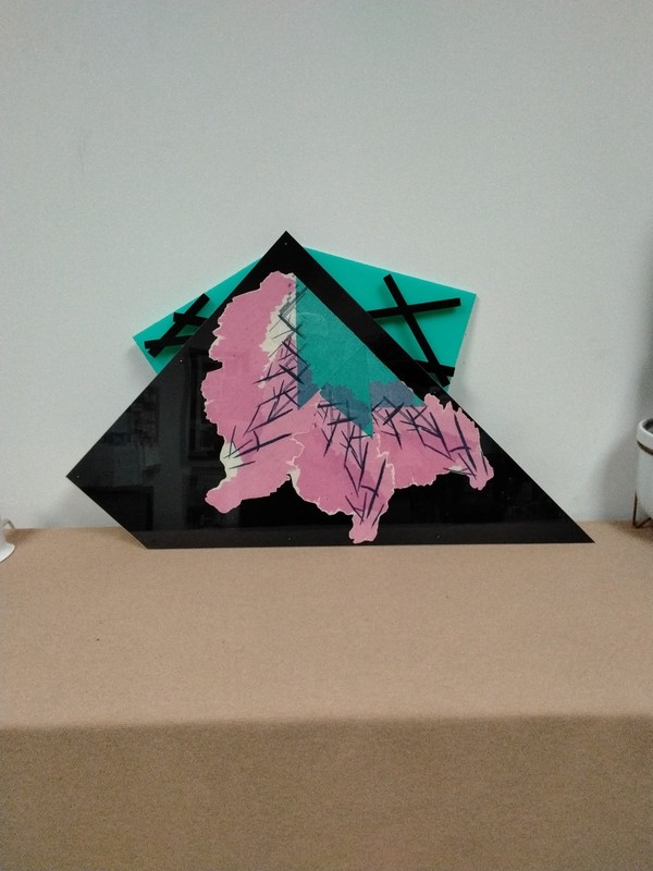 1980s Abstract 3D Art Piece