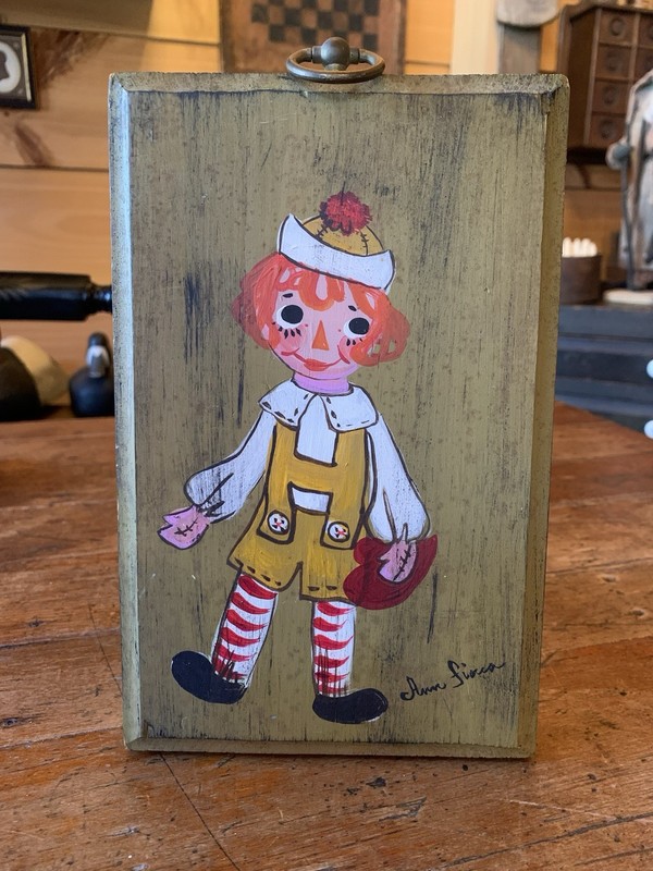 Andy Painted On Board Primitives By Ann Fiocca
