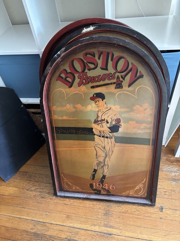 Atlanta Braves collectible Golden Oldies Wooden Player Plaque 1946