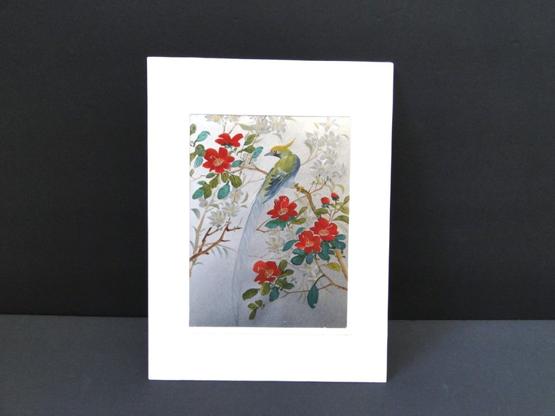 Vintage Metallic Bird Foil Art Print