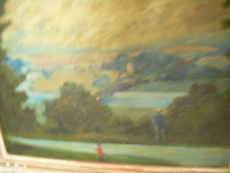 C.A. PASCAE 47 OIL PAINTING ‘’ LE PONT DU GARD’’ gallery
