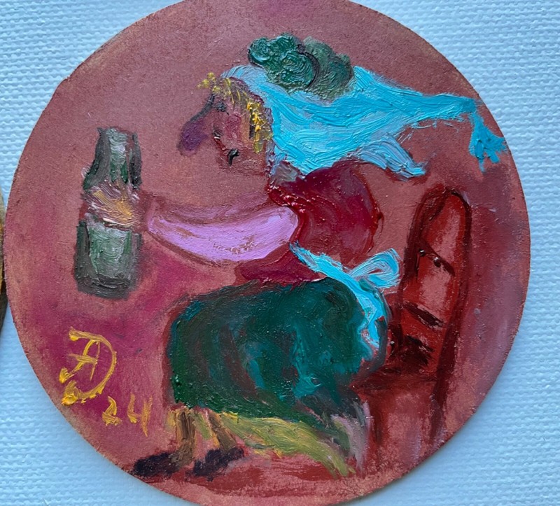 Gift for St Patrick Day GlassCoaster Abstract artwork One-of-a-kind Artwork eBay gallery