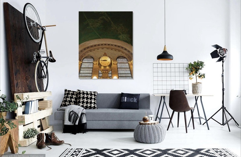 Grand Central Clock Oil Painting On Canvas Fine Art Original 36×48