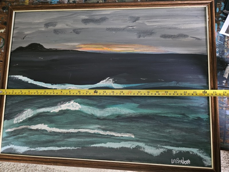 Oceanscape Acrylic Painting gallery