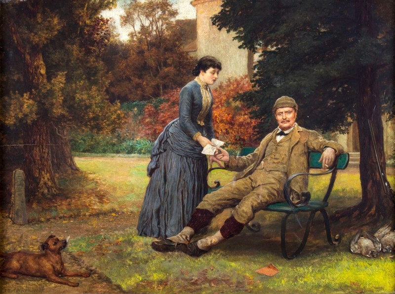 John Evan Hodgson (UK,1831-1895) oil painting antique 122934 gallery