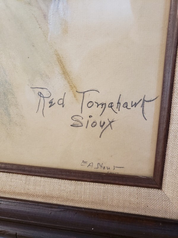 Western Art - E.A. Stout - Red Tomahawk Sioux gallery