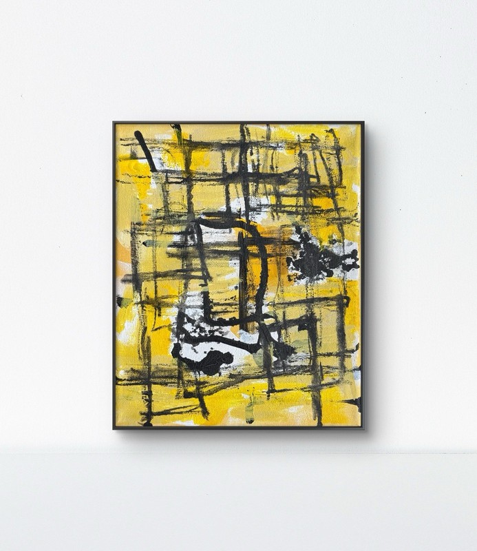 Abstract Mixed Media Collector Home Gallery Fine Art 8”x10”