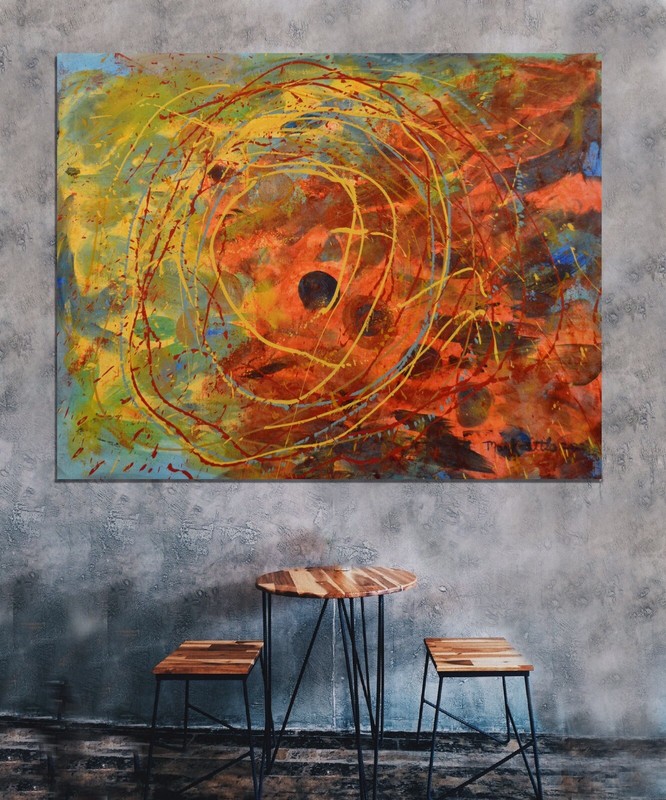 Mark Little, original￼, Painting, 72” X 56” Acrylic, Abstract, POP Art, Modern gallery