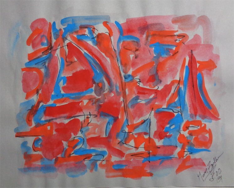 "SM-AB Series" || Work #5 || Original Gouache Art || Matt Zedler || $100.00