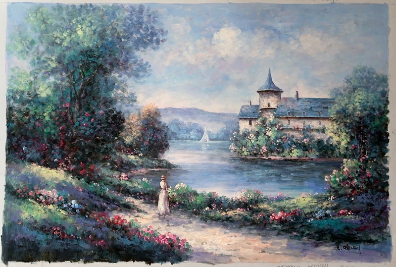The Walk by H. Gailey – Original Oil
