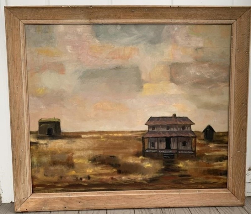 Oil Painting on Canvas – Abandoned Arkansas Farm