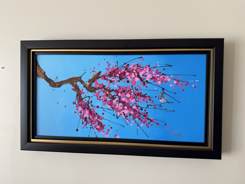 Kre 8 – Untitled – Cherry Blossom Giclee On Canvas – Signed LE #122/200 COA