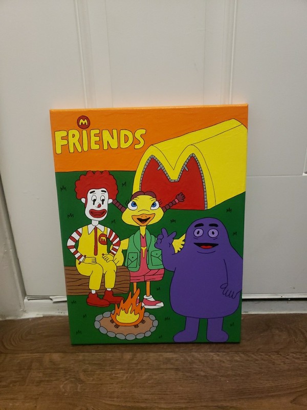 The Wacky Adventures Of Ronald Mcdonald Painting