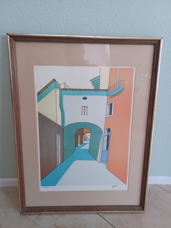 Original Lithograph 206. Numbered and Signed by Hand
