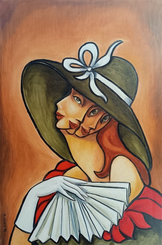 ORIGINAL Painting Oil canvas modern CONTEMPORARY Art by Pronkin 1996 FAN gallery