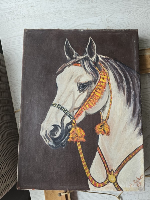 ölgemälde auf leinwand handgemalt signiert Reber gallery