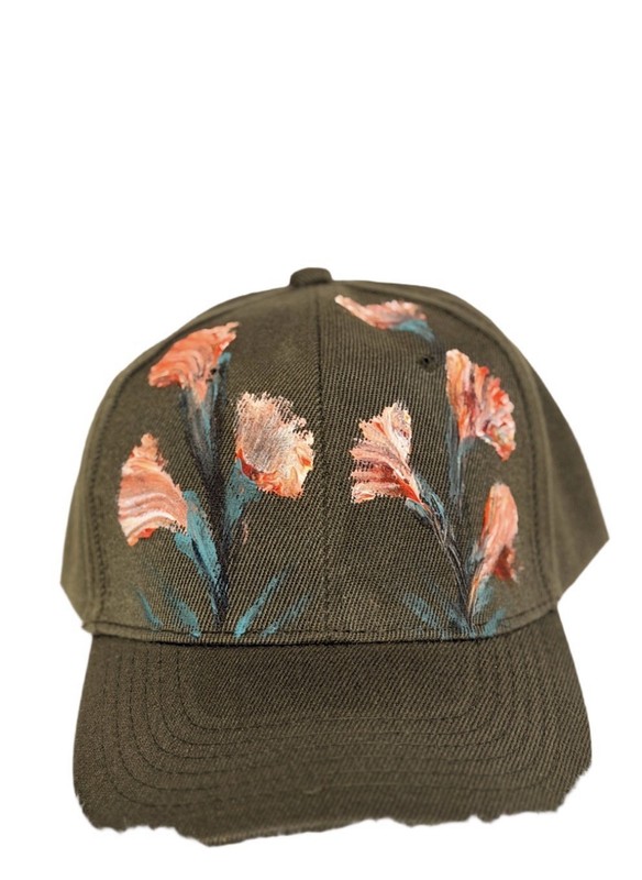 Hand Painted On Sun Hat Gift For Unisex Painted By Artist