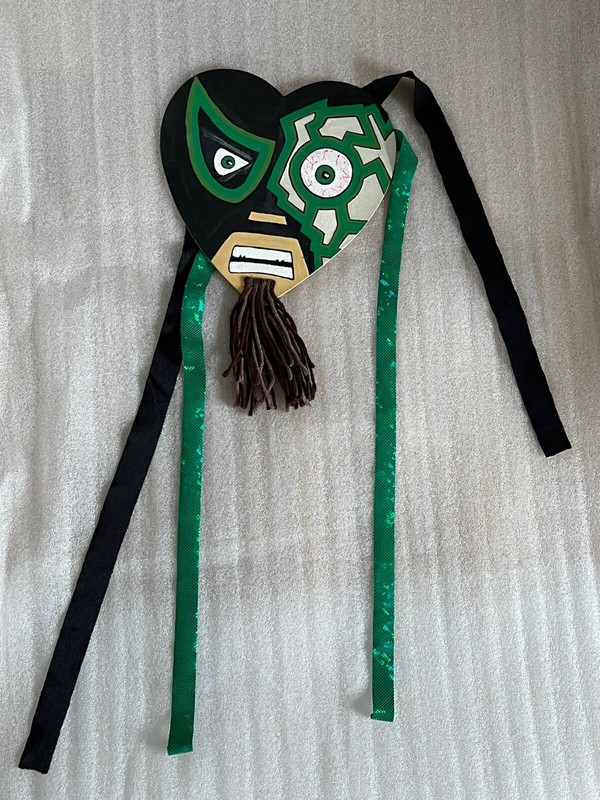 Delirious Hand painted mask by Delirious! Ring Of Honor Jinxed ROH wrestling