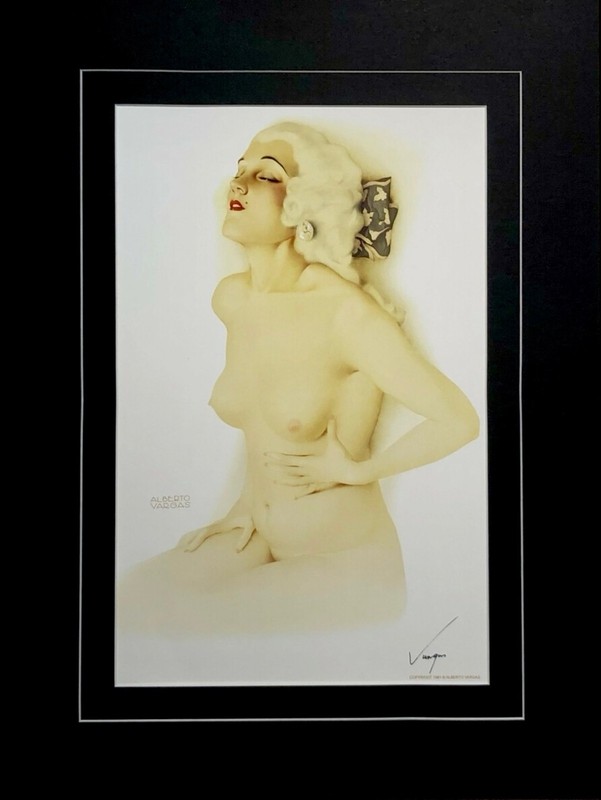 Alberto Vargas “Vargas Girl Pin-Up 1928“ Hand-Signed Lot 11353