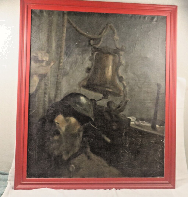 Antique After Winslow Homer 1836-1910 Painting Signed & Dated 1930