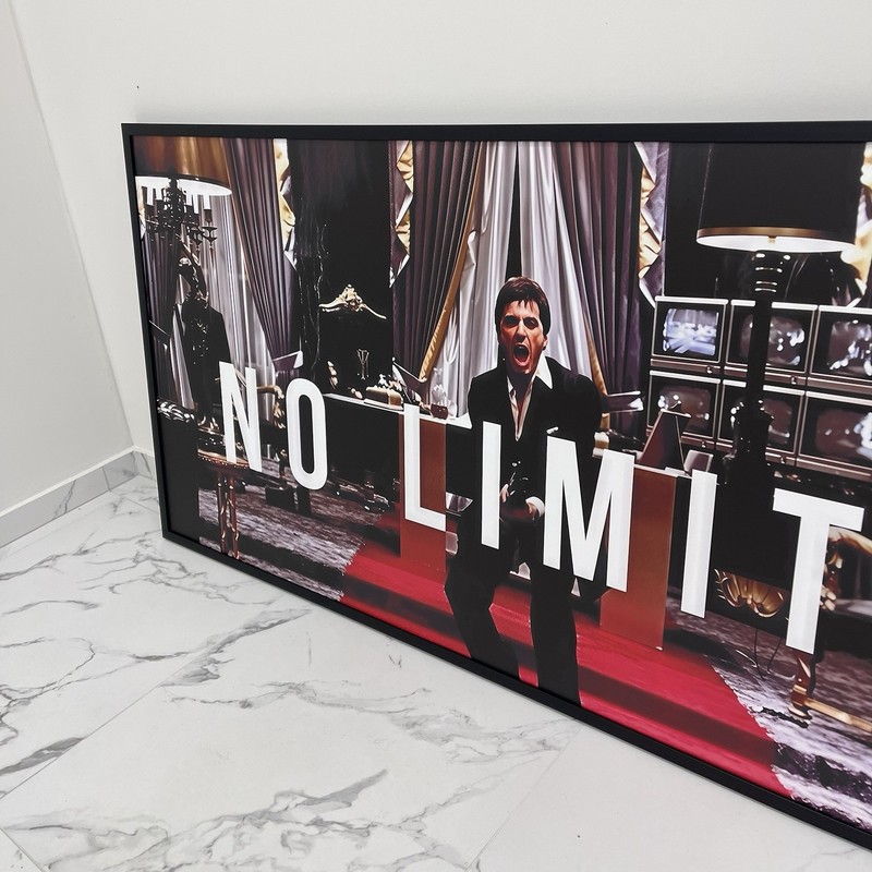 Painting No Limits ,Scarface,Tony Montana Scarface Art,Epic Scene Scarface gallery