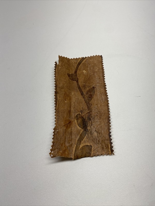 Tapa Cloth Vintage Handmade Siapo Kapa Ngatu Masa Bark Samoan Islands 9×4” 13