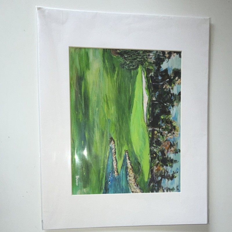 Original Bill Knauer Laguna Beach Landscape Painting, Signed,Cove Gallery Artist