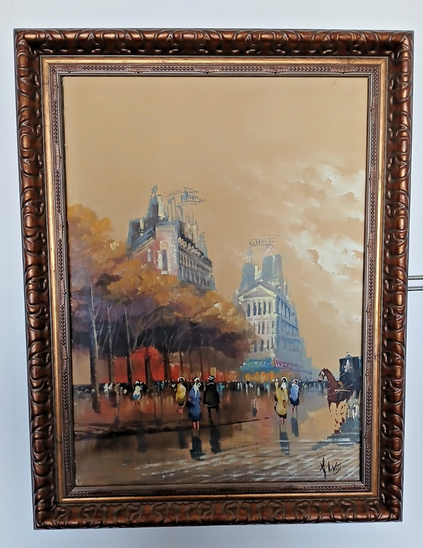 ANTONIO DE VITY PARIS 24X28 BEAUTIFULL FRAMED