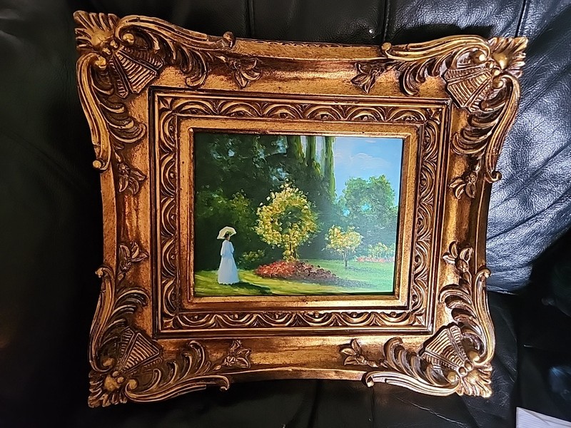 Beautiful Oil Painting In Golden Frame