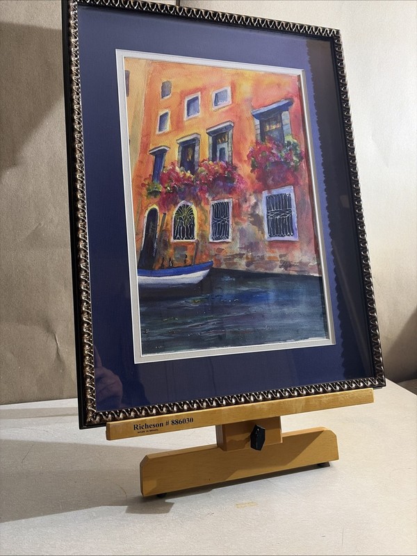 “Once Upon A Wall” Original Watercolor By Elizabeth Scott Signed Lower Right gallery