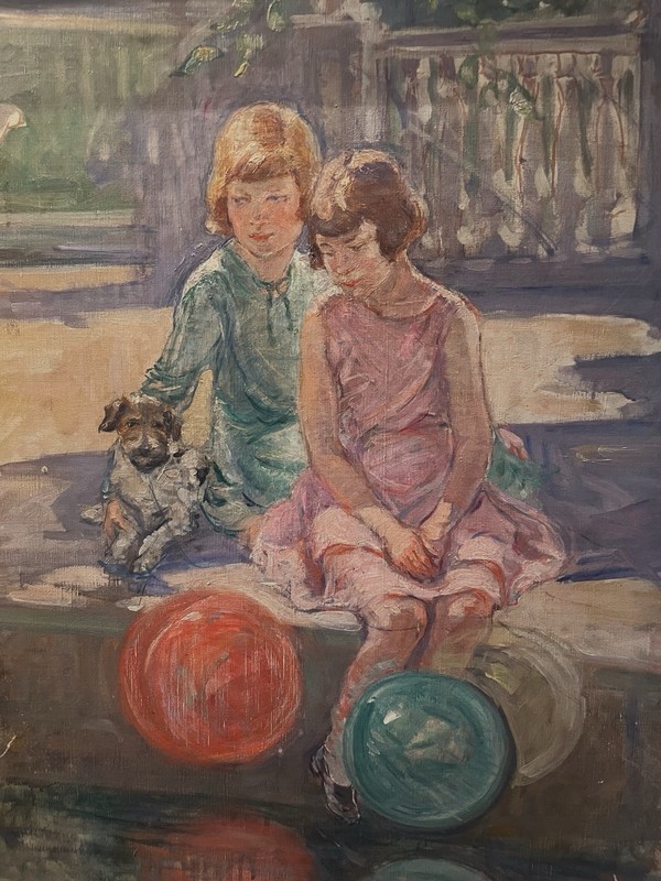Two Sisters On The pond