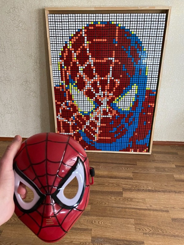 Custom Rubik’s Cube Artwork | Handmade by Danil Gavrish | Personalized Portrait