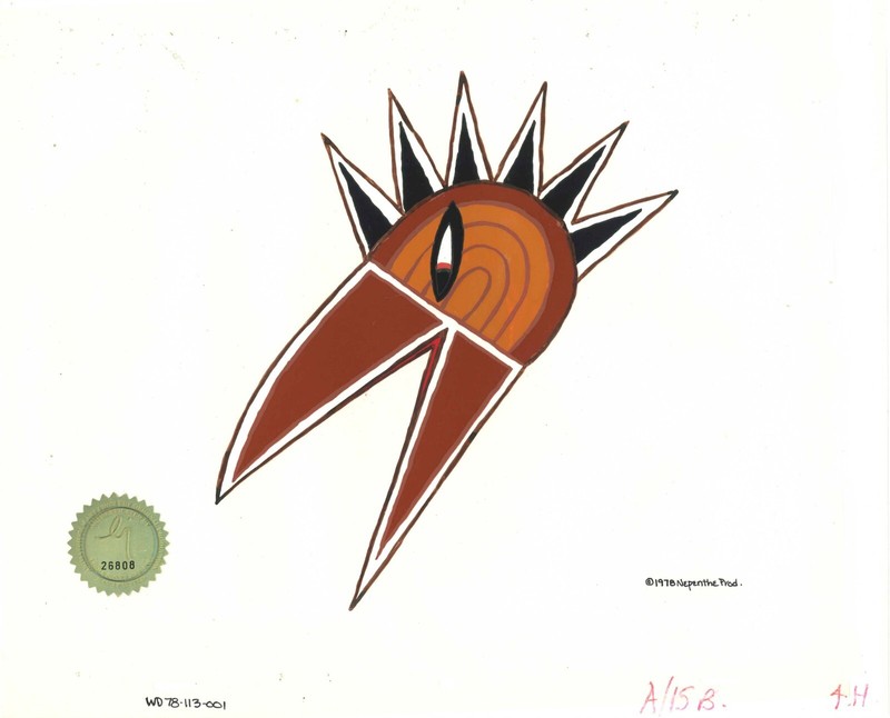Watership Down El-ahrairah Opening Fable 1978 production animation cel 113-001
