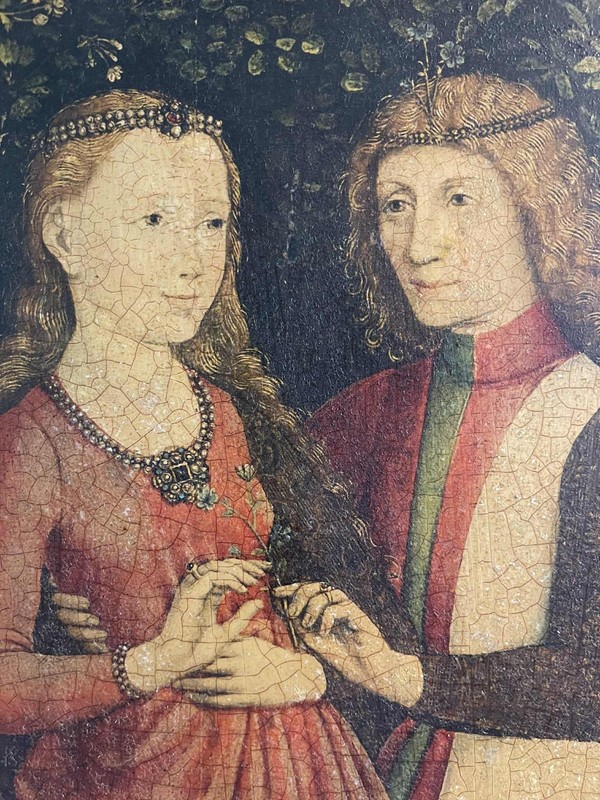 Painting. Circa -1800. Copy of a painting by Dürer.