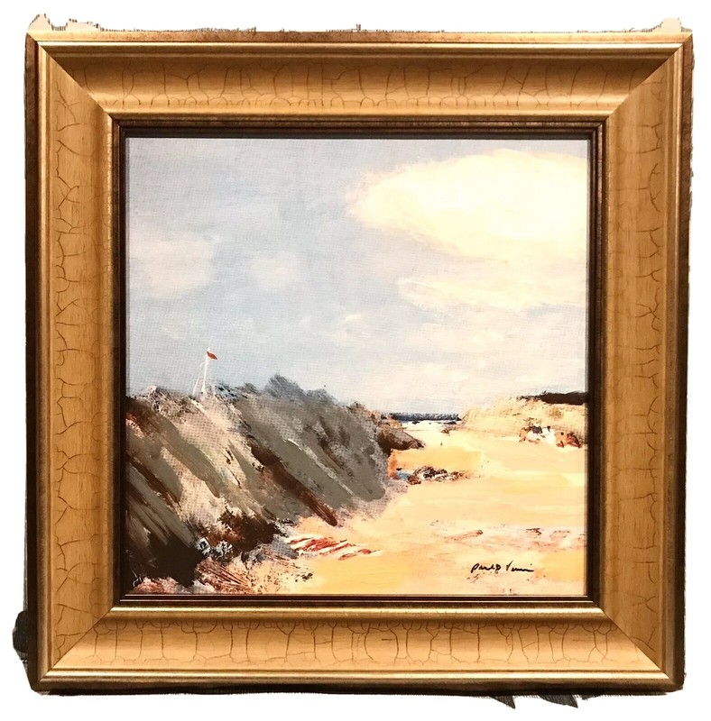 Vintage Antique Paul D.Vernes Montauk Series Beach Scene Giclee LE Print Signed