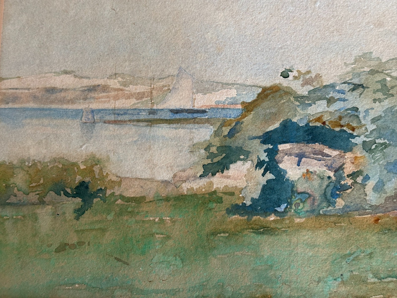 19C GLOUCESTER Seascape Art Impressionism Painting Childe Hassam Winslow Homer