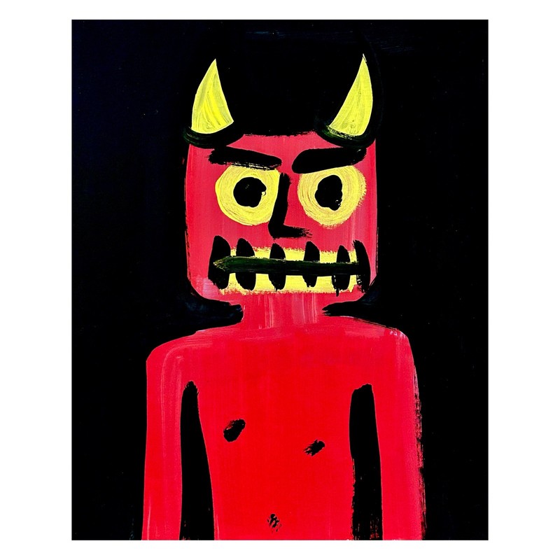 Diablito by Mitchell Gonzalez (8” x 10”, Framed)