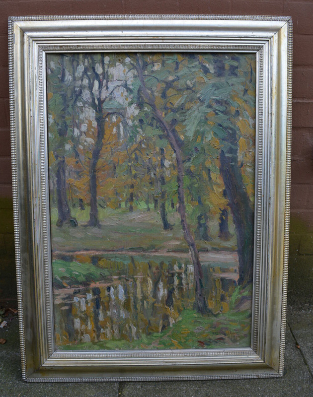 Felix Iron Gräber (1874-1940) Munich in the Park Gallery Gerstenberger Chemnitz