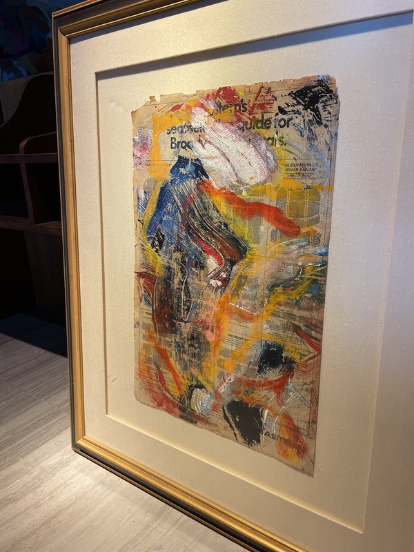 Willem de Kooning Original Oil On Newsprint
