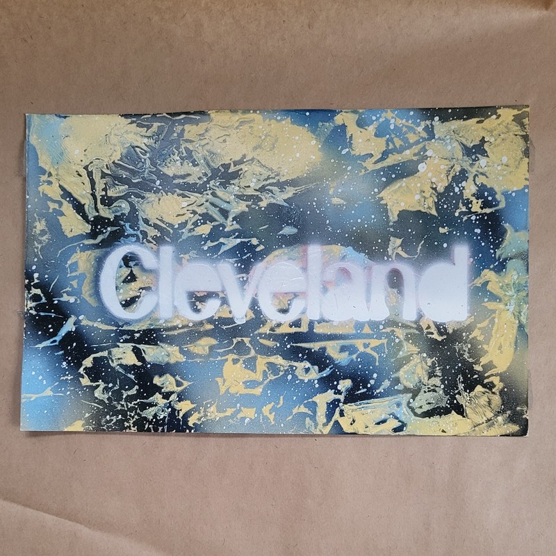Cleveland Original Graffiti Spray Paint Art
