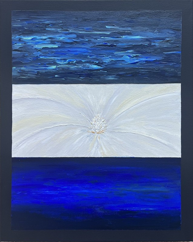 “True Pleasures”_16”x 20” Hand Painted Acrylic Painting on Canvas
