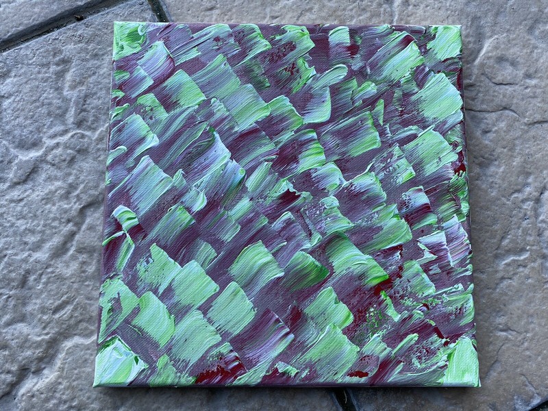 Original Painting Art By Aaron Goodwin 1/1 Canvas Size 10×10 Christmas