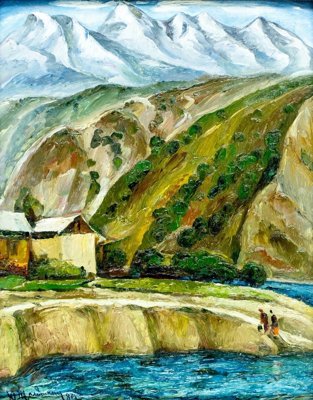 Yuri Taldykin (Uzbek,1932-2002) oil painting 153116