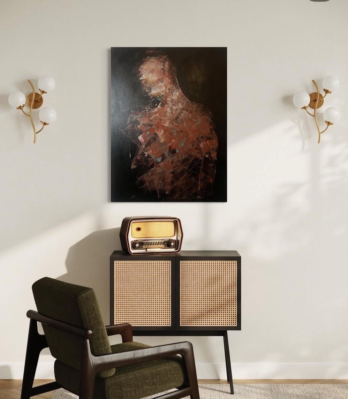 Original Painting By Chris Butler “Conflict” Acrylic On Canvas 40x30 New 2025 gallery