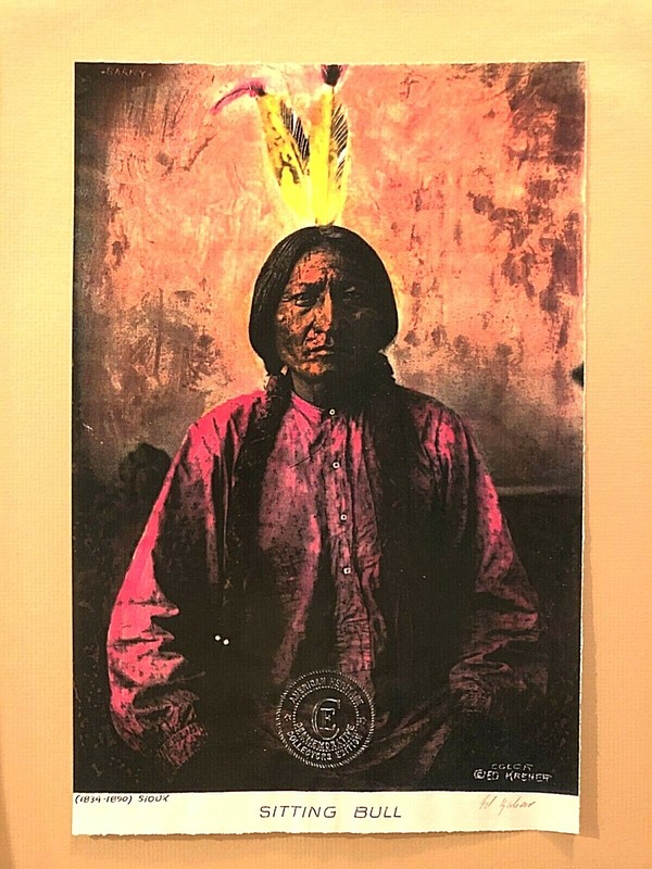 Sitting Bull By Ed Kreher Signed